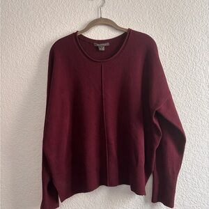 Women's Burgundy Sweater
